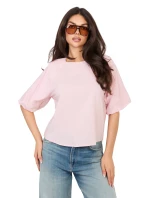 Blúzka D74515M11340A svetlo ružová