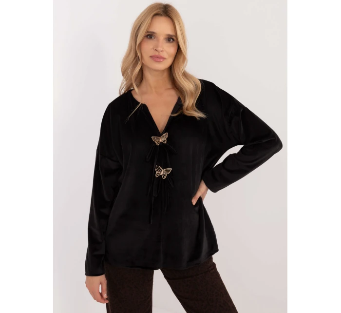 Blúzka DHJ BZ 19916.03P čierna