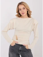 Bluzka IT BZ model 21782389 beżowy - FPrice Bluzka IT BZ model 21782389 beżowy - FPrice