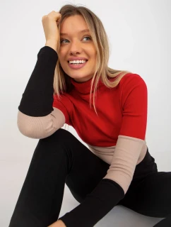 Dámska blúzka RV BZ 8465 1.08P čierna a červená - FPrice