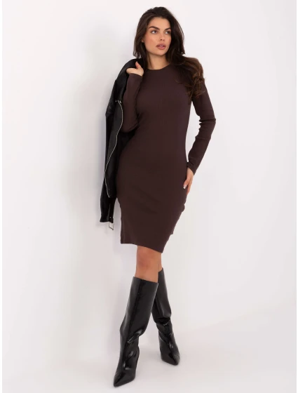 Šaty RV SK 5131.18P tmavohnedé