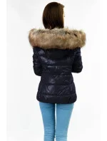 Dámska lakovaná prešívaná dámska bunda LD-7695 - LIBLAND Dámska lakovaná prešívaná dámska bunda LD-7695 - LIBLAND