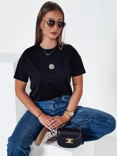 Dámske tričko FLORTA black FashionStreet RY2558