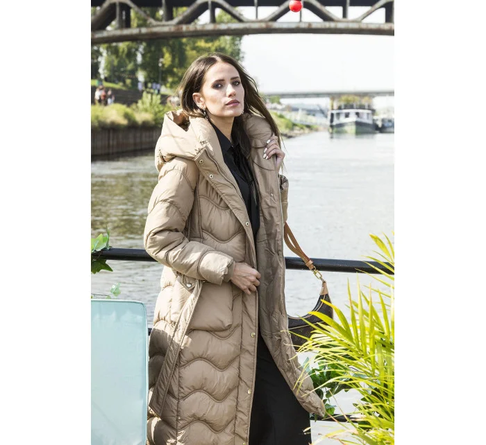 KURTKA DAMSKA BEŻOWA model 21244251 - Ann Gissy