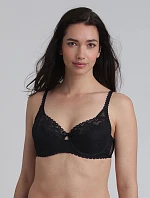 Dámska čipkovaná podprsenka PLAYTEX RCS UNDERWIRE BALCONETTE BRA - PLAYTEX - čierna