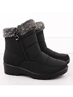 Dámské sněhové boty s černé, model 22354891 - VINCEZA Dámské sněhové boty s černé, model 22354891 - VINCEZA