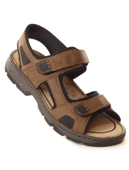 Rieker M 26156-25 RKR447B Sandále na suchý zips Rieker M 26156-25 RKR447B Sandále na suchý zips