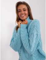 Sweter AT SW 2350.91P jasny niebieski