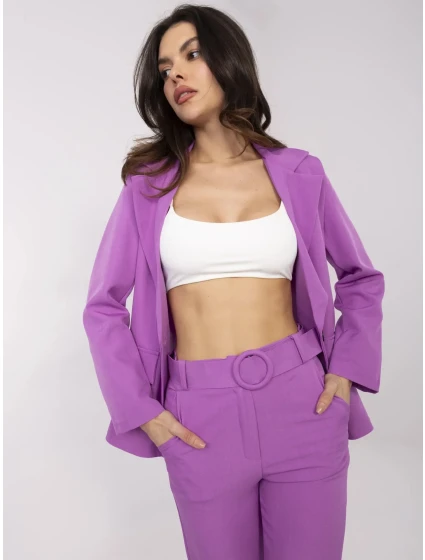 Nohavice DHJ SP 18737.08 fialové Nohavice DHJ SP 18737.08 fialové