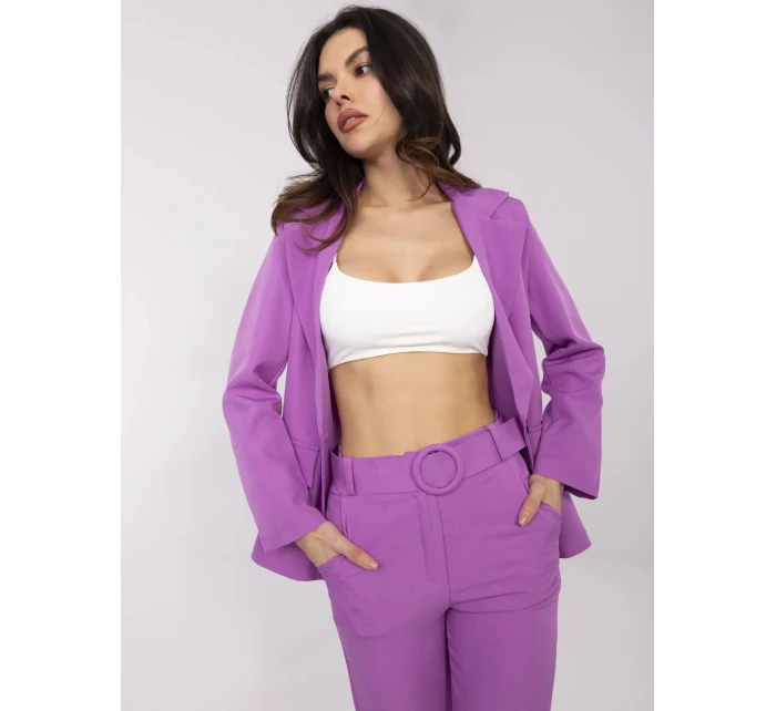 Nohavice DHJ SP 18737.08 fialové Nohavice DHJ SP 18737.08 fialové