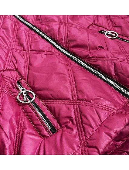 Růžová lehká dámská bunda model 16147626 - BH FOREVER