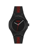 For Pánské hodinky černé + BOX model 21805927 - Hugo For Pánské hodinky černé + BOX model 21805927 - Hugo