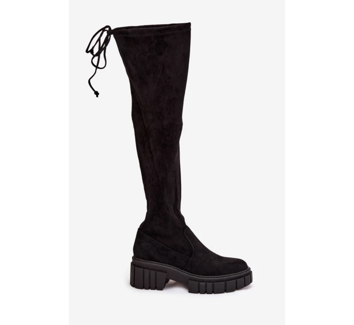 Dámské semišové boty Černá model 21593733 - Boto