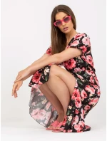 Šaty DHJ SK 7006.48 čierna a červená Šaty DHJ SK 7006.48 čierna a červená