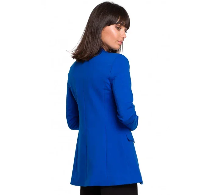 B102 Bavlnená otvorená bunda - kráľovská modrá