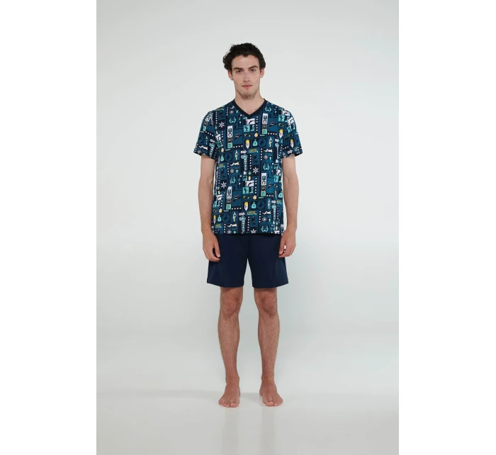 Vamp - Pyžamo s krátkymi rukávmi 20652 - Vamp