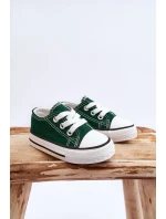 Dziecięce Trampki Klasyczne Zielone Filemon