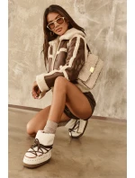 Dámské zateplené sněhule Bežové model 21637486 - Boto Dámské zateplené sněhule Bežové model 21637486 - Boto