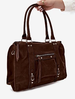 Velká taška z imitace semiše model 22220949 - Flora&Co