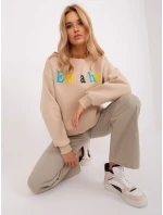 Bluza EM BL 617 model 18900596 beżowy - FPrice Bluza EM BL 617 model 18900596 beżowy - FPrice