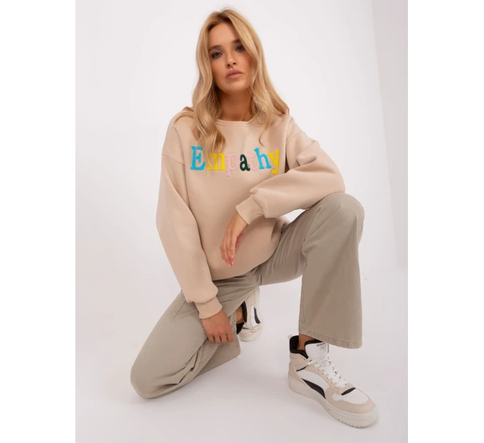 Bluza EM BL 617 model 18900596 beżowy - FPrice Bluza EM BL 617 model 18900596 beżowy - FPrice