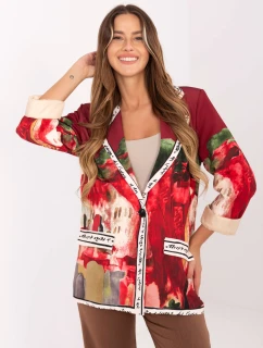 Marynarka IT MA model 21421396 bordowy - FPrice