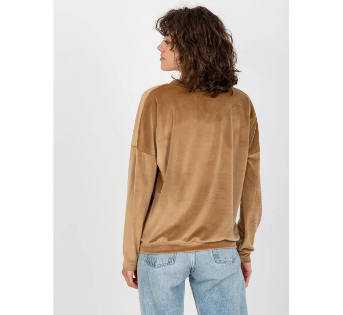 Mikina RV BL 8441.07P ťava Mikina RV BL 8441.07P ťava