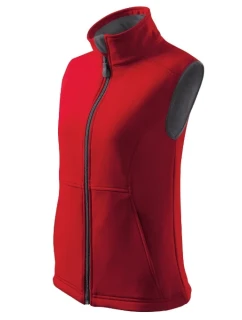 Vision softshellová vesta pre ženy červená