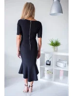 Dámské společenské šaty model 18201511 černé - Jersa Dámské společenské šaty model 18201511 černé - Jersa