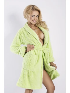 Dámsky župan Eliza short green - DKAREN