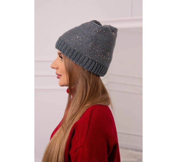 Dámska čiapka Amira K359 tmavo šedá