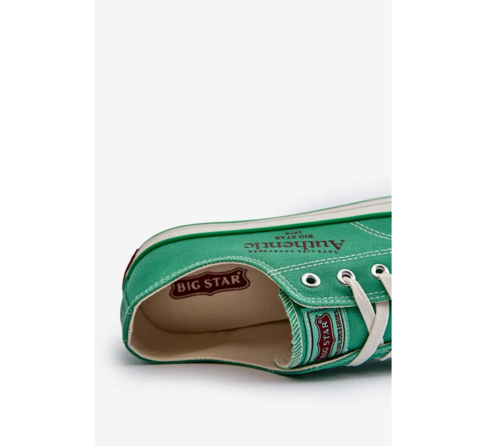 Trampki Męskie Big Star NN174062 Zielone