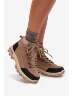 Dámské Trekingové Boty Big Star model 21705988 Béžové - Big Star Shoes Dámské Trekingové Boty Big Star model 21705988 Béžové - Big Star Shoes