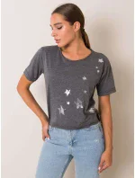 Tričko 131 TS model 14836355 tmavě šedá - FPrice Tričko 131 TS model 14836355 tmavě šedá - FPrice