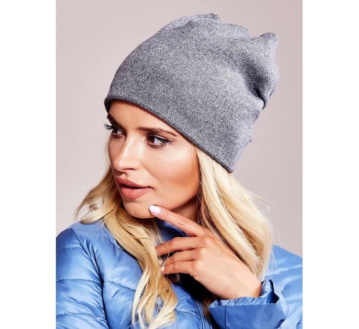 Czapka AT CZ model 19056125 ciemny szary - FPrice