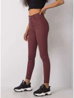 Nohavice EM SP F663.50P bordová