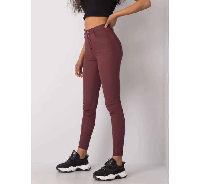 Nohavice EM SP F663.50P bordová