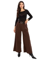 Spodnie IT SP model 21747100 brązowy - FPrice Spodnie IT SP model 21747100 brązowy - FPrice