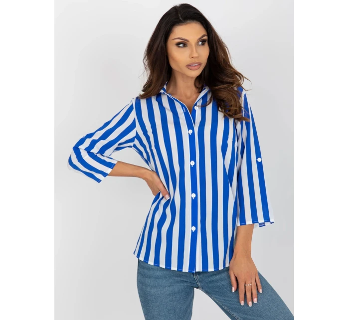 Blúzka LK BZ 509300.70P bielo-modrá Blúzka LK BZ 509300.70P bielo-modrá
