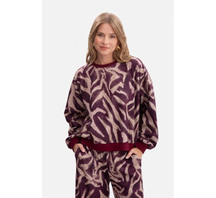 B303 Pletená mikina s potlačou - model 2