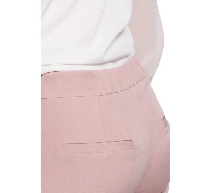 Dámske nohavice s úzkymi nohavicami K055 powder pink - Makover