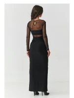 Dlhé šaty model 218306 Makadamia