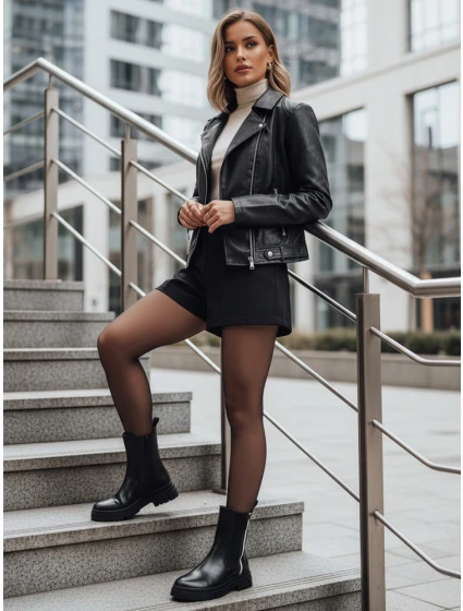 Dámské kozačky černé Dstreet model 21994987 - FashionStreet