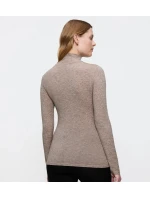 Dámsky rolák Beauty Layers Top LSL Turtleneck 04 - BROWN - beige M003 - TRIUMPH