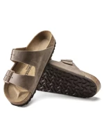 Arizona Brown hnědé žabky regular wide model 20693696 - Birkenstock