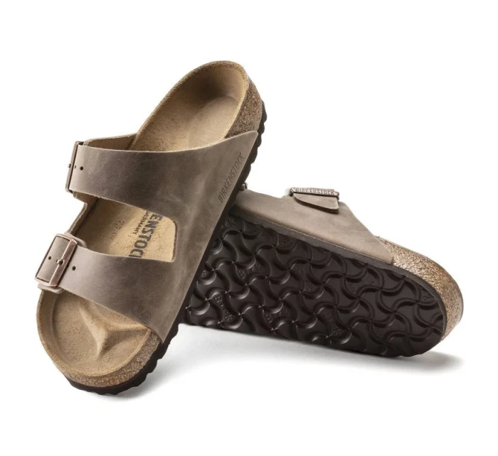 Arizona Brown hnědé žabky regular wide model 20693696 - Birkenstock