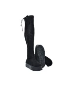 Dámské černé semišové boty na platformě model 21905119 - Big Star