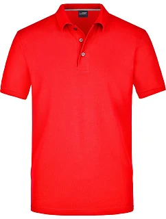 Daiber JN 708 Pánske polo tričko z pima piqué 02.0708 svetločervené
