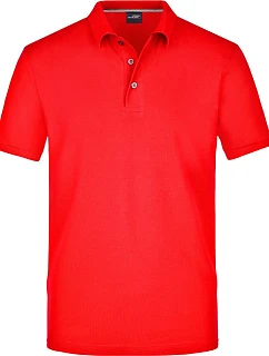 Daiber JN 708 Pánske polo tričko z pima piqué 02.0708 svetločervené