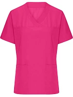 JN Dámský strečový s výstřihem do V 02. pink model 22533800 - Daiber